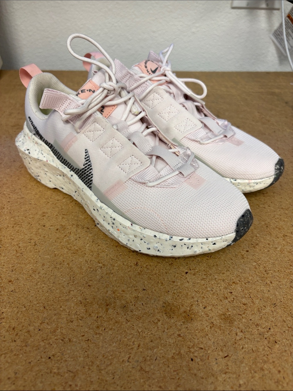 Nike Crater Impact Urban Foam Sole Recycled Sneaker Pink CW2386-604 Size 8.5